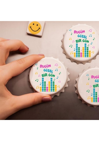 Bugün Güzel Bir Gün Baskılı Magnet Açacak