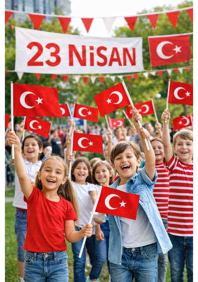 30x45 Cm Plastik Sopalı Alpaka Bez Türk Bayrağı Dayanıklı Kumaş,1 Adet El Bayrağı Tek Ebat