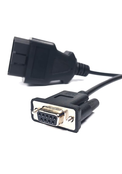Db9 - Ob D2 Kablosu, Rs232 Dişi Port Ob Dıı 16 Pin Erkek Adaptör, Teşhis Uzatma Kablosu, Dönüştürücü/ara Bağlantı Kablosu