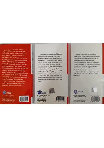 Fantastik Macera Roman Seti 3 Kitap Renkli Karikatür Kitabı Hediyeli