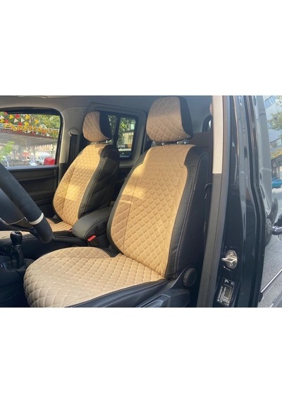 Volkswagen Caddy Araca Özel Deri Oto Koltuk Kılıfı (500736405)