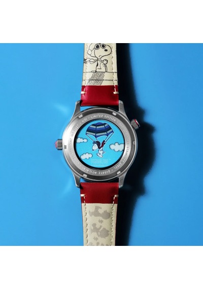 Avı-8 Hawker Hurricane Av-4151-03 Mckellar Dual Time Peanuts Snoopy Flying Ace Limited Edition Erkek Gri