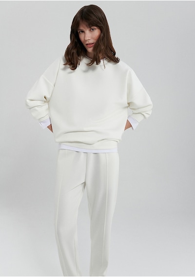 Mavi - Lux Touch Beyaz Modal Sweatshirt 168837-70057 Beyaz