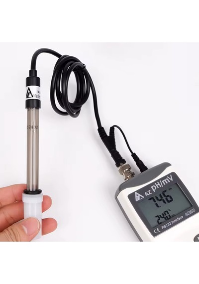 Az 8601 Tek Prob İle Ph Ve Orp Ölçer Bnc Bağlantılı