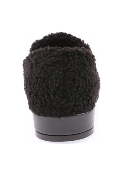 Dgn 5270-424 Metal Tokali Peluş Kadin Oxford Ayakkabi 5270-424-R13300 Siyah