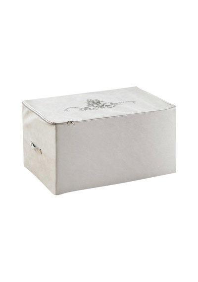 Madame Coco Çiçek Desen Baskılı Hurç Bhu-0474x46x46cm-gri