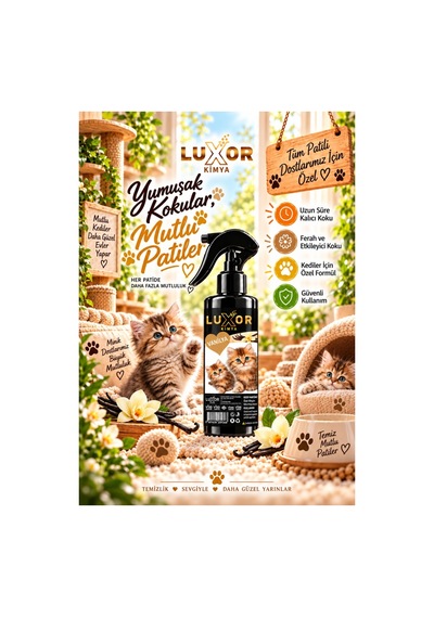 Luxor Kimya Kedi Parfümü Vanilya 200 ml
