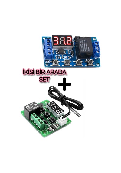 2'li Set Kuluçka Makinesi Termostadı .kulauçka Zaman  Modülü