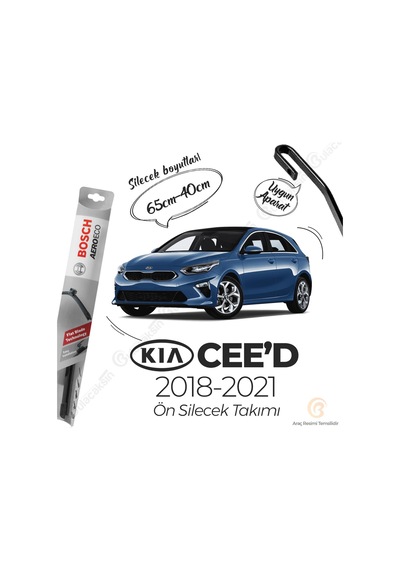 Kia Ceed Muz Silecek Takımı 2018-2021 Bosch Aeroeco N11.2841