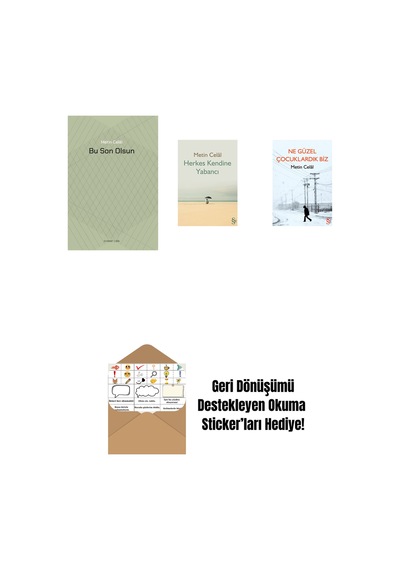 Bu Son Olsun + Herkes Kendine Yabancı + Ne Güzel Çocuklardık Biz + Okuma Sticker'ları