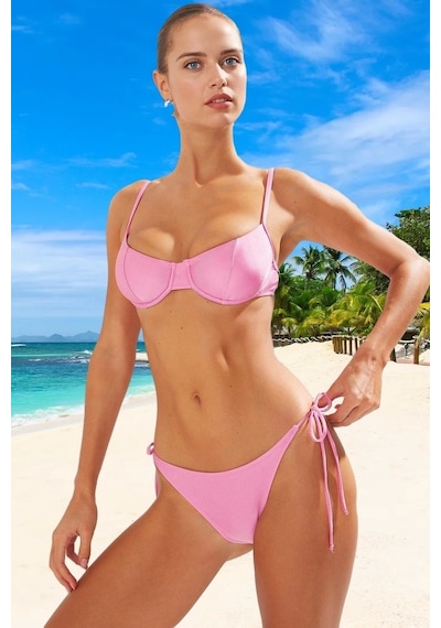 Ersefa Tasarım Bikini Takımı Yüksek Konfor Premium Kalite Su Sporları İç Pembe