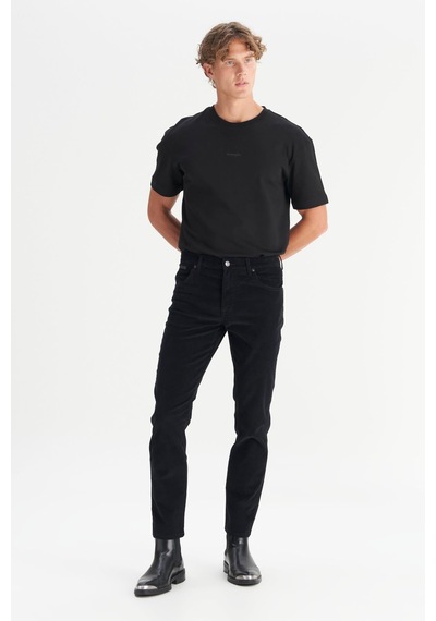 Wrangler Erkek Texas Slim Kadife Pantolon Mw12sec100 Siyah