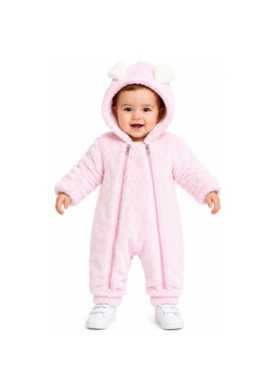 Chicsy Baby Tatlı Tavşan Kulaklı Çift Fermuarlı Welsoft Bebek Tulumu Kapüşonlu Peluş Kışlık Unisex Tulum Pembe Chicsy Baby Tatlı Tavşan Kulaklı Çift Fermuarlı Welsoft Bebek Tulumu Kapüşonlu Peluş Kışlık Unisex Tulum Pembe