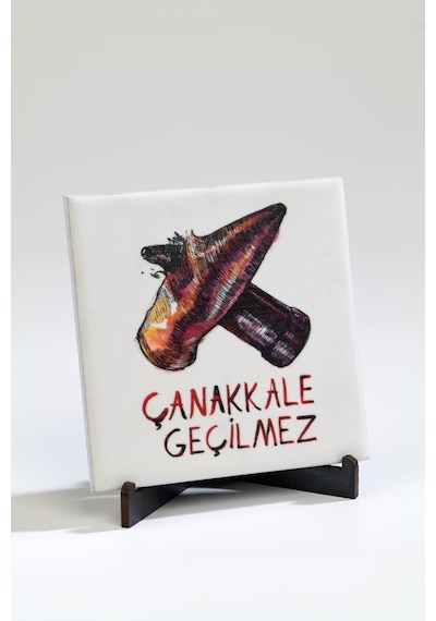 Çarpışan Kurşunlar Seramik Pano