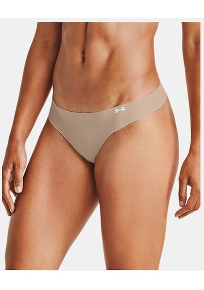 Under Armour Kadın UA Pure Stretch Tanga 3'lü Paket  1325615-004 Çok Renkli