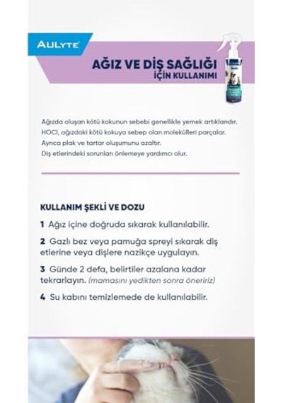 Pet Göz, Kulak, Çene, Ağız Temizlik Spreyi 200 Ml