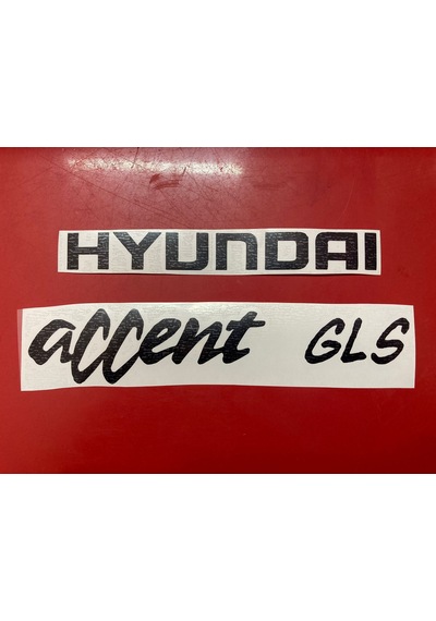 Hyundaı Accent 95-00 Yumurta Kasa Gls Yazısı Siyah