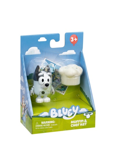 Bluey Tek Figür Aksesuarlı Set Bluey Tek Figür Aksesuarlı Set Muffin Ve Aşçı Şapkası