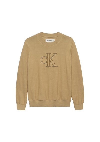Calvin Klein Erkek Çocuk Triko Ib0ıb02623 Bej