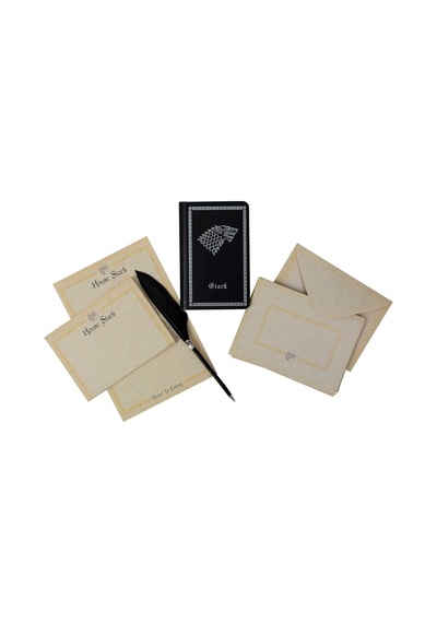 Game Of Thrones: House Stark: Desktop Stationery Set With Pen