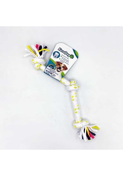 Eurodog Diş İpi Üç Düğüm Sarı Beyaz Nokta 15 Cm N708