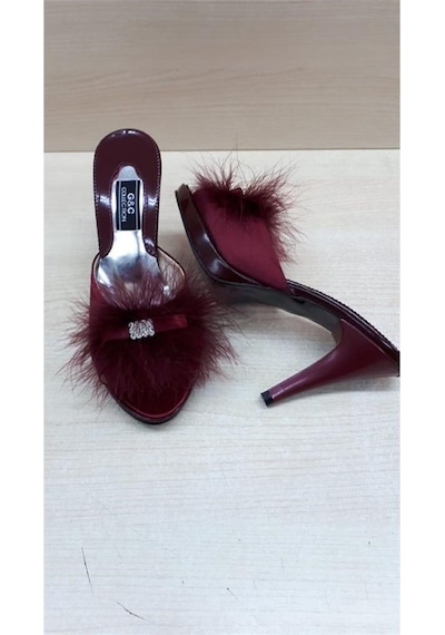 Gc 175 Kadin Ev Terliği - Bordo Bordo