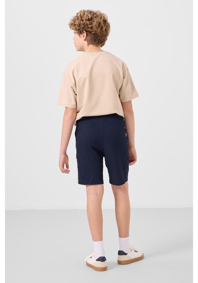 Bej-lacivert Pamuklu Oversize Fit Dokuma Hafif Esnek Chino Erkek Çocuk Şort Takım - 11275 Bej Bej-lacivert Pamuklu Oversize Fit Dokuma Hafif Esnek Chino Erkek Çocuk Şort Takım - 11275 Bej