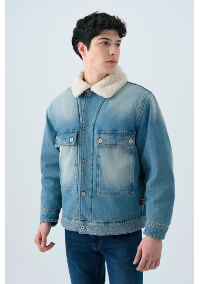 Loft Lf2038028 Werner Sherpa Erkek Jean Ceket Werner Sherpa Wash