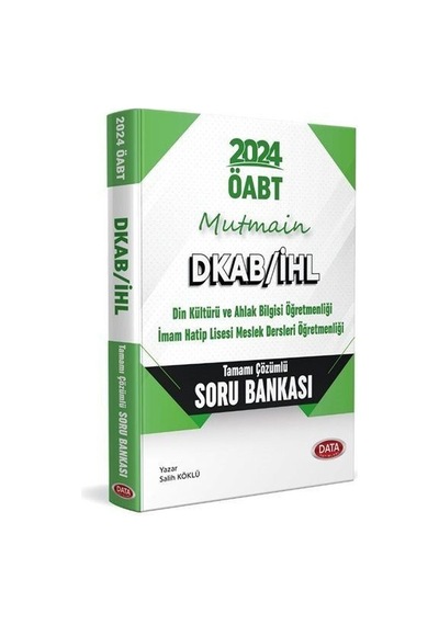2024 Öabt Mutmain Dkab/ihl Tamamı Çözümlü Soru Bankası / Salih Köklü