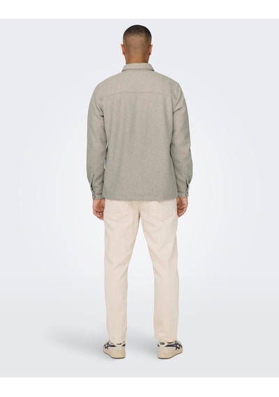 Only & Sons Erkek Yakalı Ve Fermuarlı Ceket - 22026312 001