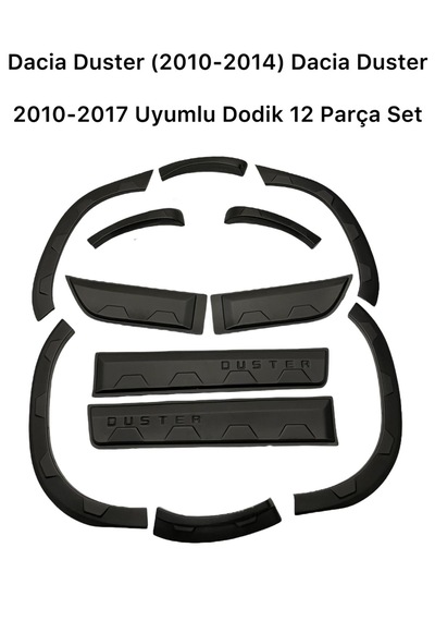 Dacia Duster 2018-2023 Uyumlu Dodik 12 Parça Set