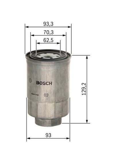 BOSCH 1457434438 Mazot Filtresi Hilux / Navara D23 Skaystar 2.5D 2.5Td