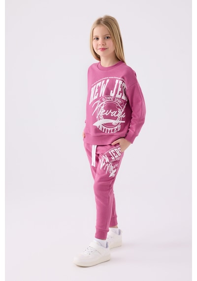 Rolypoly Kız Çocuk Pembe Eşofman Takımı Rp3484-c-v2 Pembe