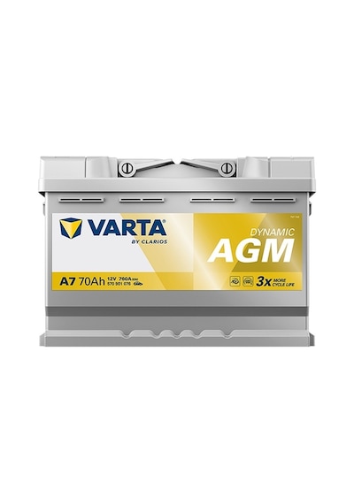 Varta Silver Dynamic E39 Start-stop Plus Agm 12 V 70 Ah 760 Cca Akü-yerinde Montaj
