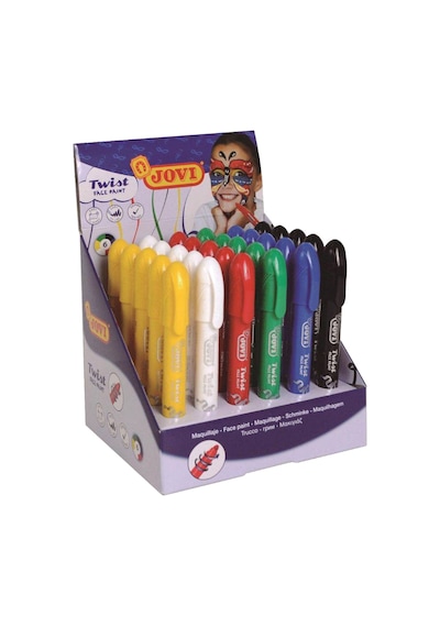 Twist Stick 30 Adet Yüz Boyama Kalemi 6 Renk 1 Paket 30 Adet