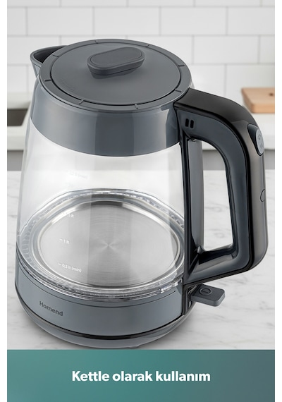 Homend Infinity XL 1764H Cam Çay Makinesi