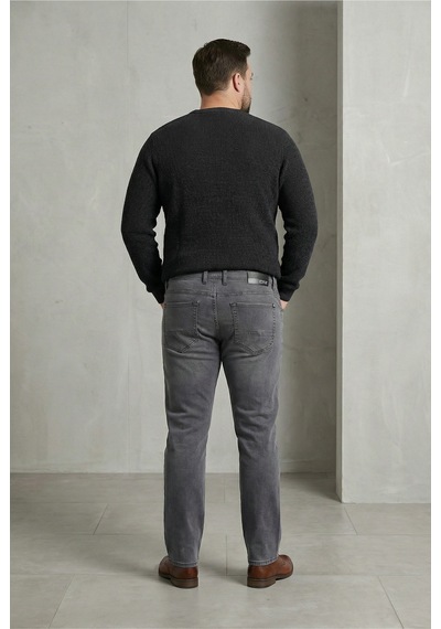 Little Cup Jeans Co Erkek Likralı Esnek Mavi Antrasit Battal Beden Kot Pantolon