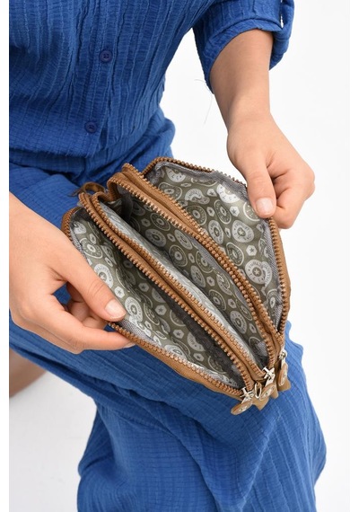 Baginn Klinkır Kumaş Mini Çapraz Askılı Kadın Çanta 571 Collection Yağmur Geçirmez El Çantası 20 10 Cm 001