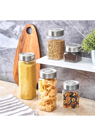 Aryıldız Timeless Square S Saklama Kabı Şeffaf 400 ML Şeffaf
