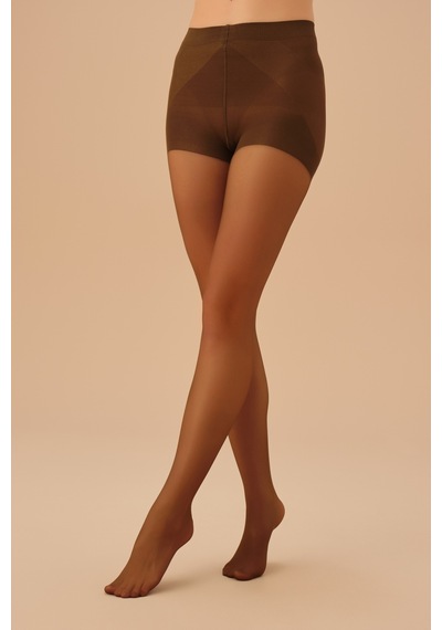 Suwen Bodytoners 15 Den Külotlu Çorap Sc30441268 Cappucıno Kahverengi