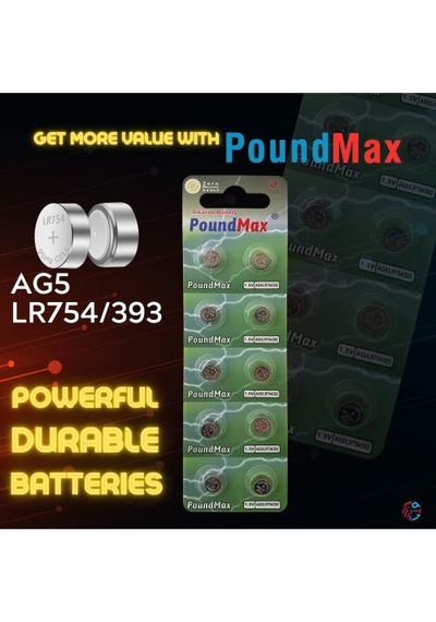 Adet Ag5 Lr754 393 1 5v Alkalin Düğme Pil