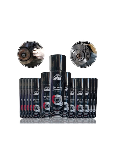 24 Adet Selsil Fren Balata Temizleme Spreyi 500 Ml
