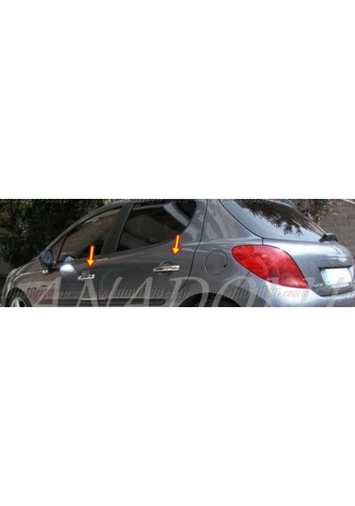 Peugeot 207 Krom Kapı Kolu 4 Kapı 2006 Üzeri N11.19586