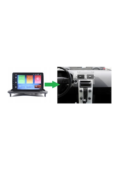 Volvo S40-v50 Android Multimedya Sistemi 4-64 Myway 2005-2007 9"