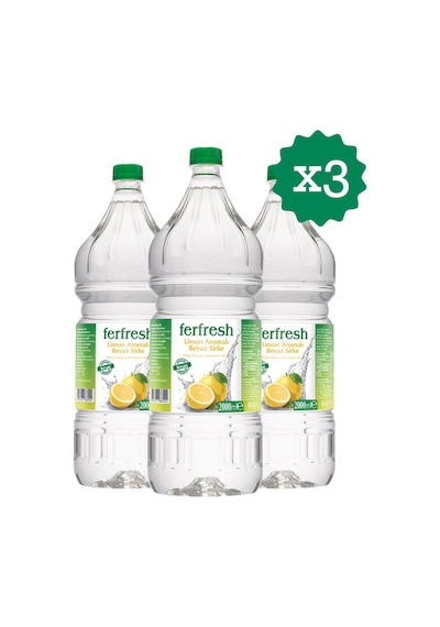 Ferfresh Beyaz Sirke 2 Lt Pet Limon Aromalı X 3 Adet