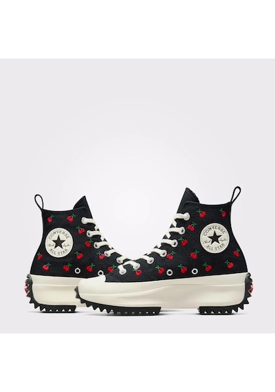 Converse Run Star Hike Platform Cherries Kadın Sneaker-siyah Siyah Converse Run Star Hike Platform Cherries Kadın Sneaker-siyah Siyah