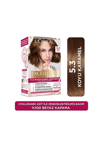 Creme Saç Boyası 5.3 Koyu Karamel
