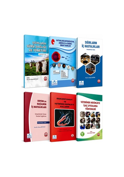Veteriner Hekimliği Seti-03 6 Kitap