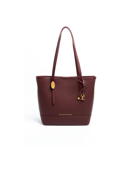 Silver Polo Sp1243 Kadın Omuz Çantası Mini Rolax Bordo-bordo