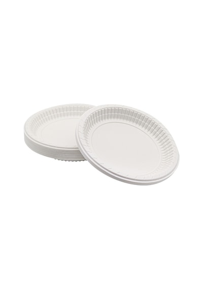 Plastik Tabak 17 Cm Kullan At Beyaz Tabak